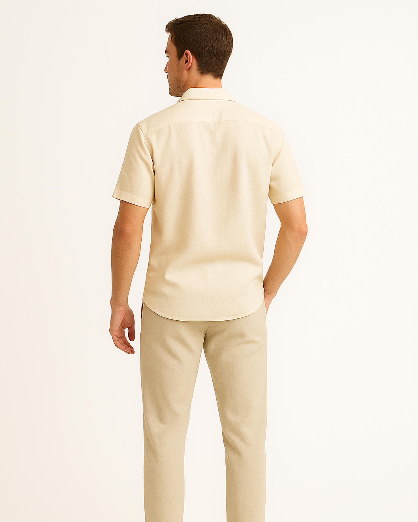 Cai Cream Linen Shirt