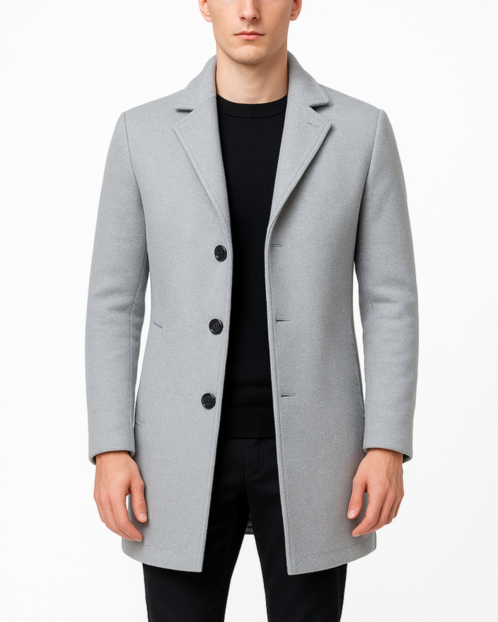 Cael Structured Wool Coat