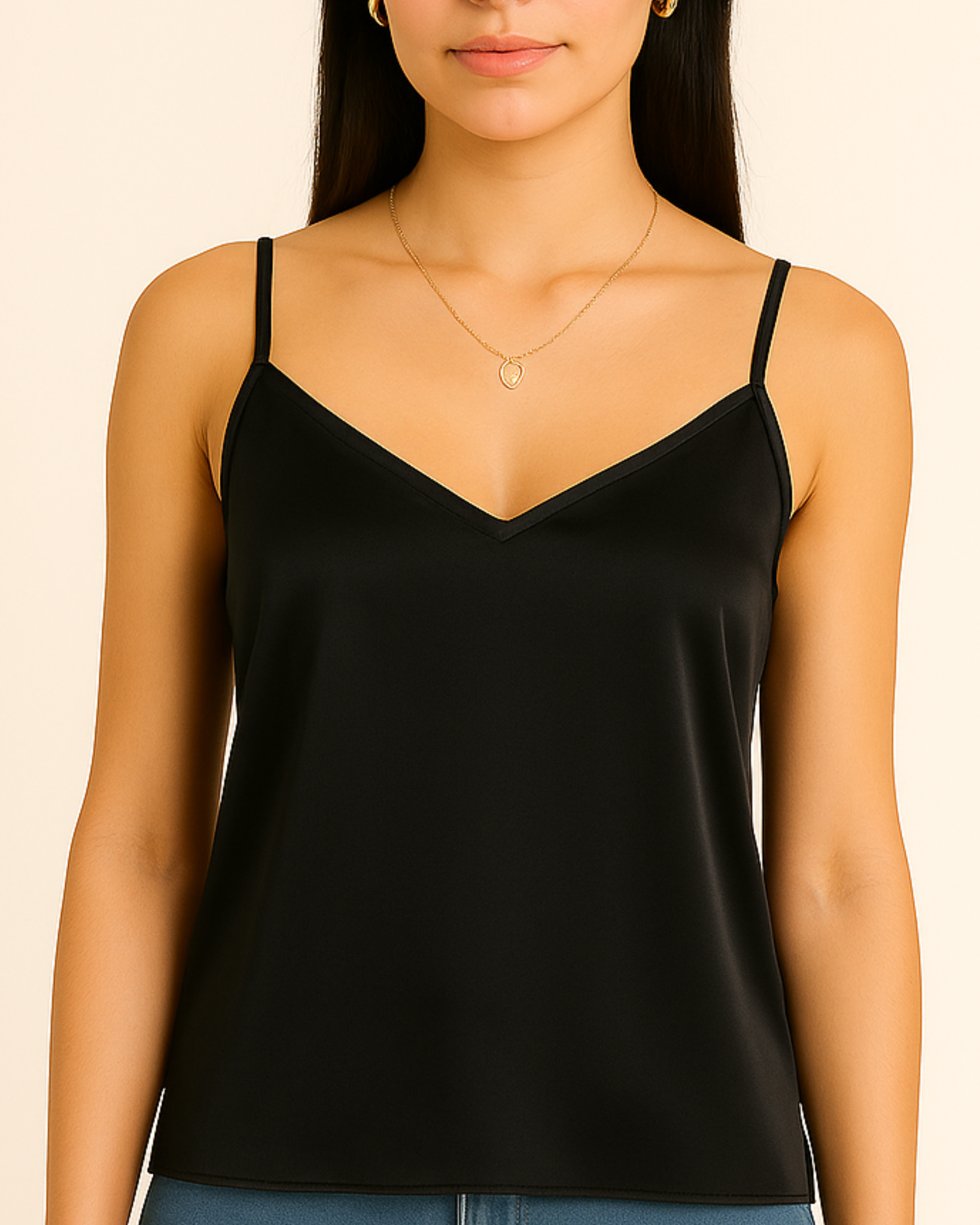 Luma Satin Cami Top