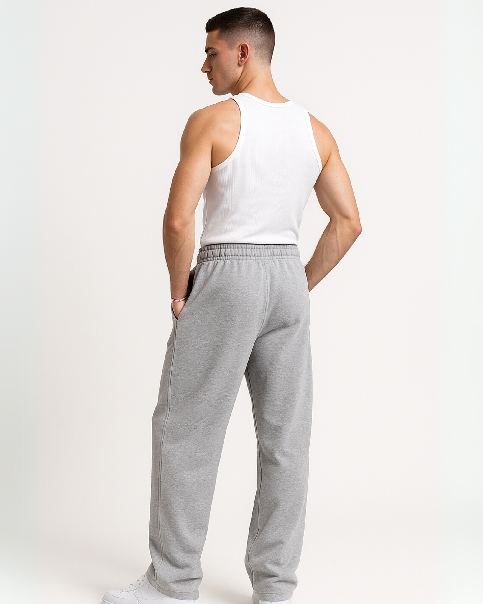 Wide Fleece Sweatpants