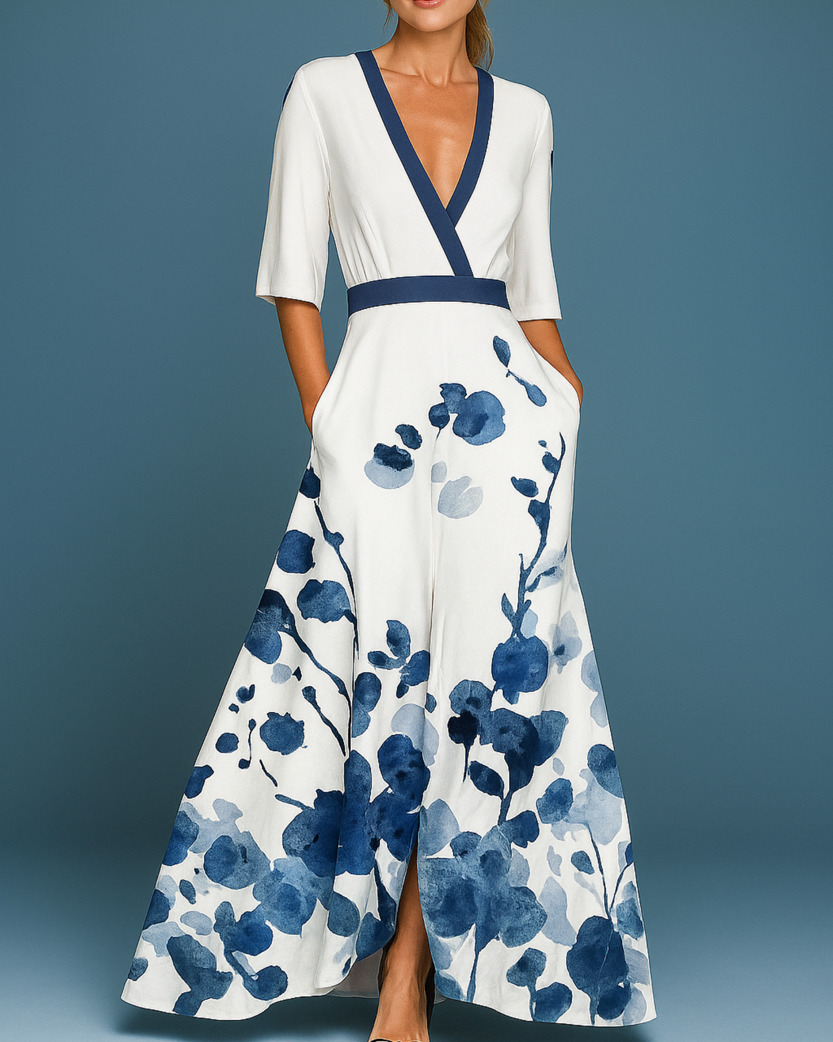 Valencia Wrap Maxi Dress