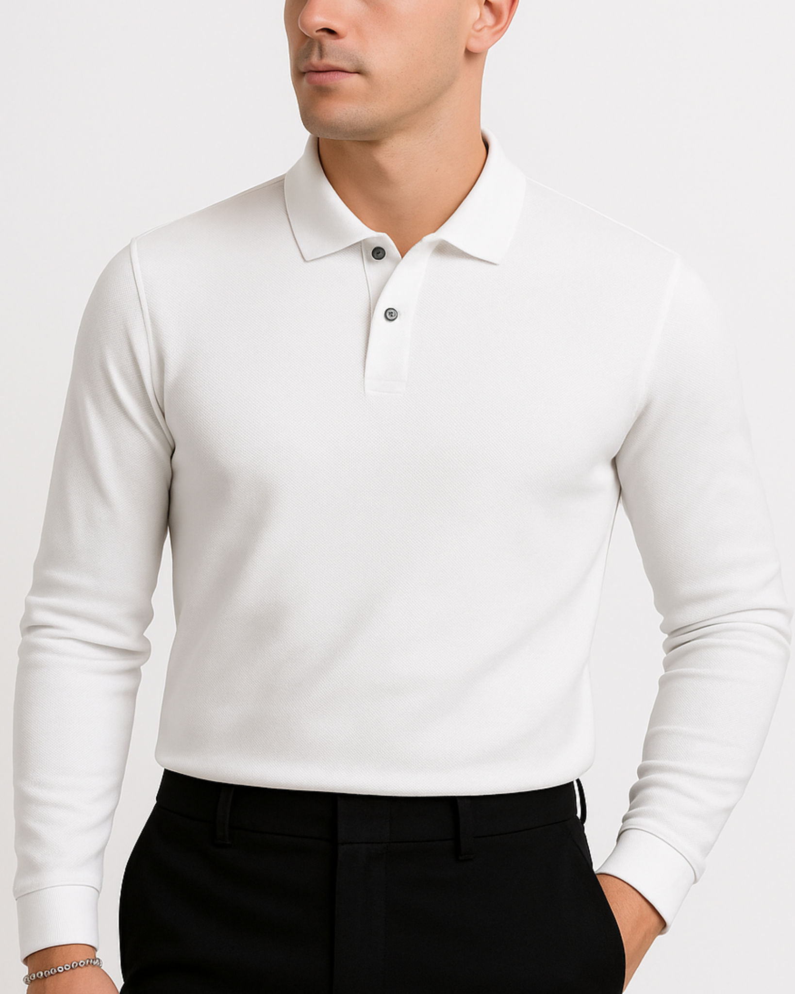 Long Sleeve Polo Shirt