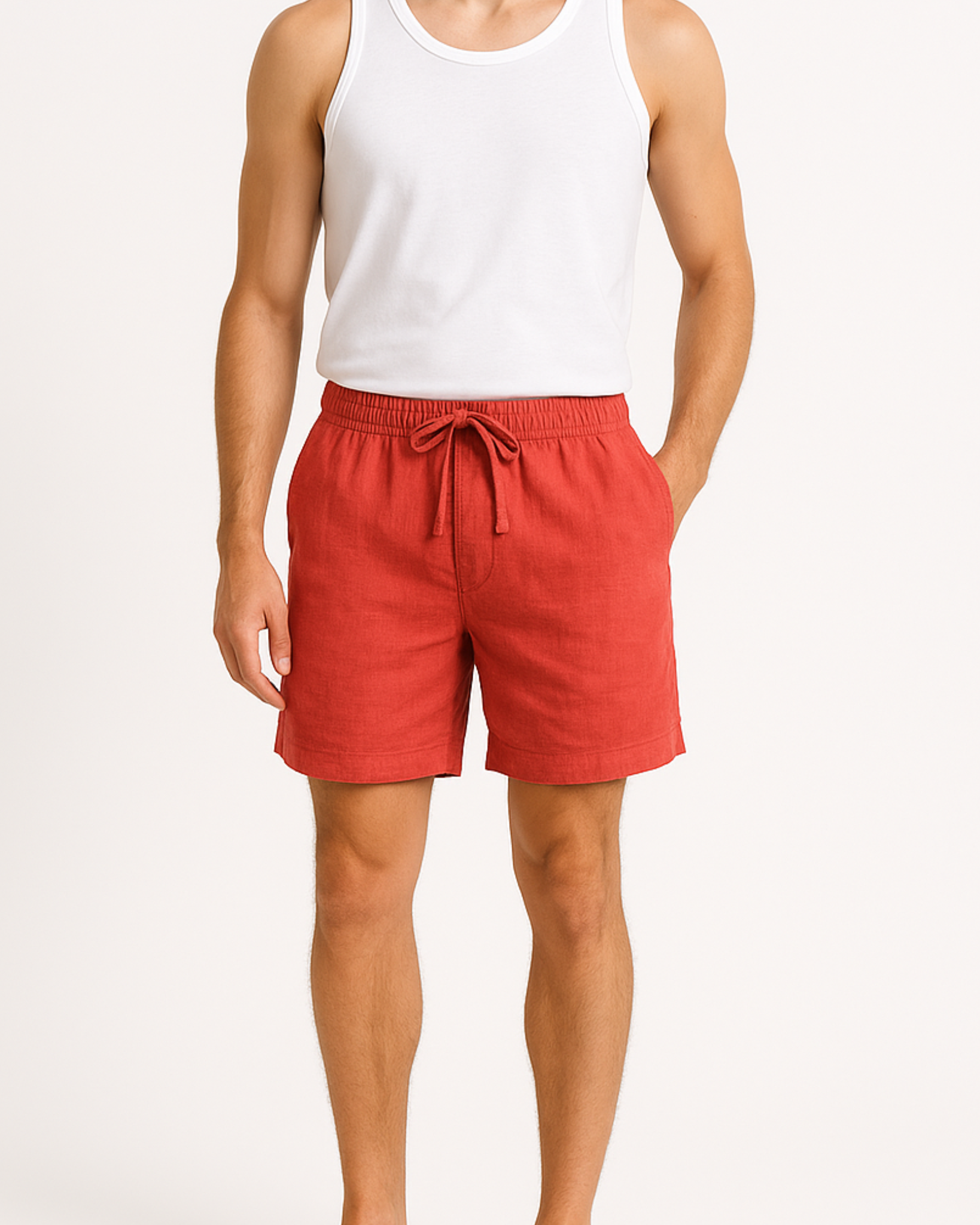Kian Linen Drawstring Shorts