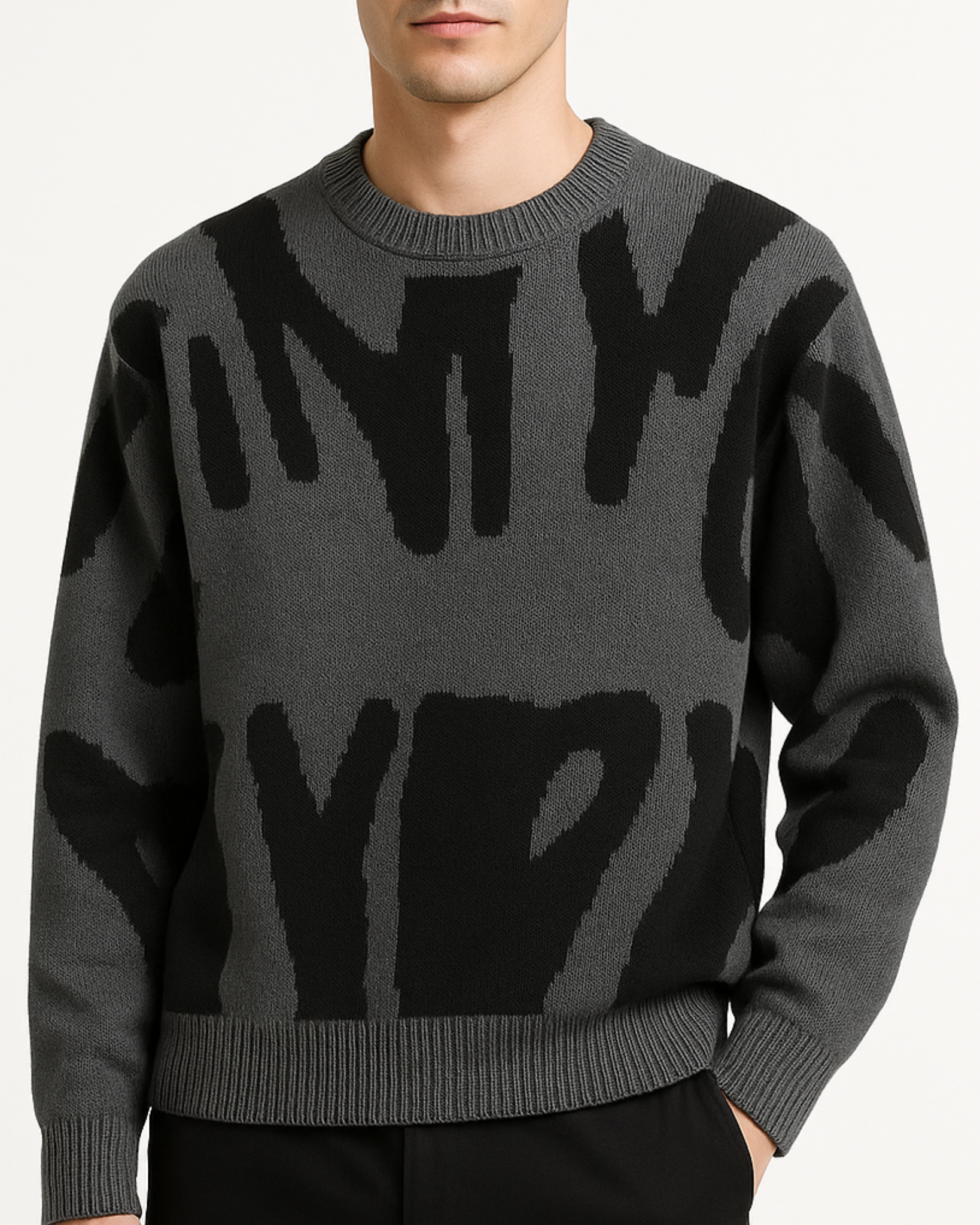 Dax Graphic Knit Sweater