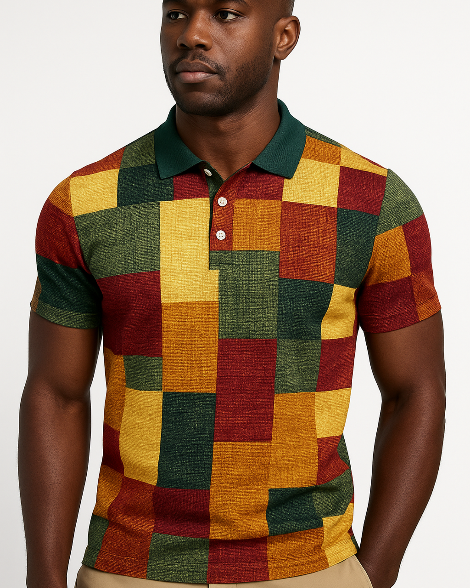 Kaisen Patchwork Polo