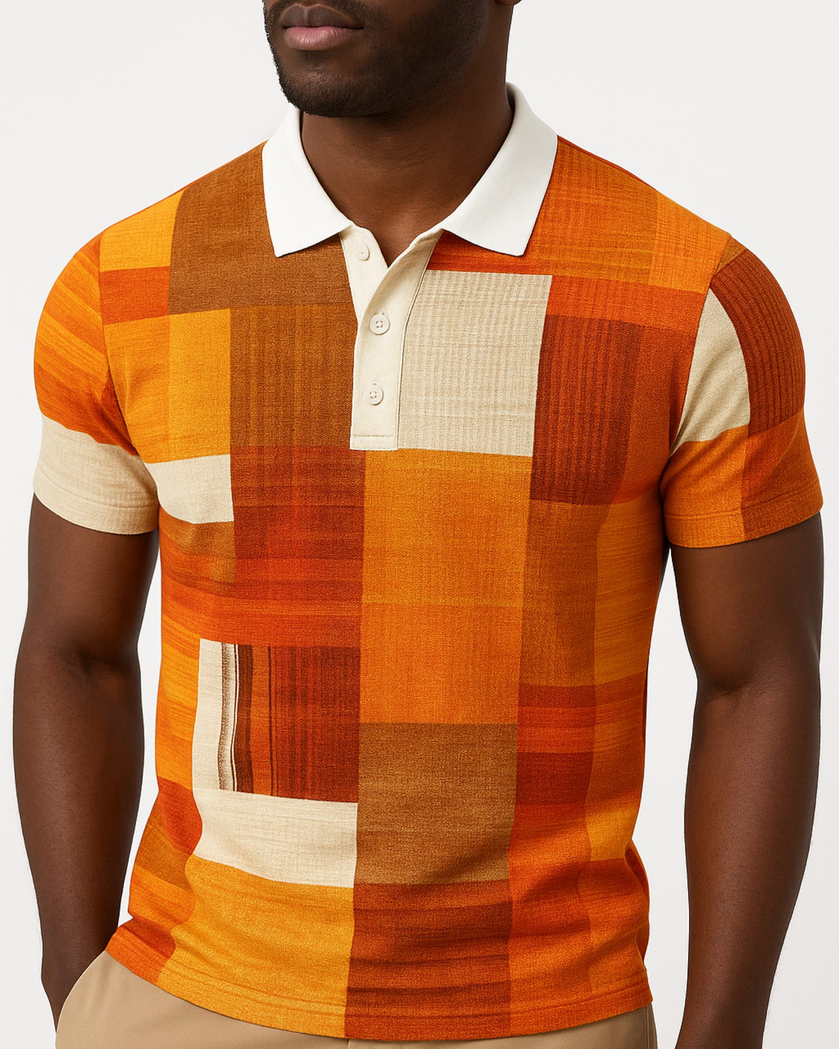 Kaisen Patchwork Polo