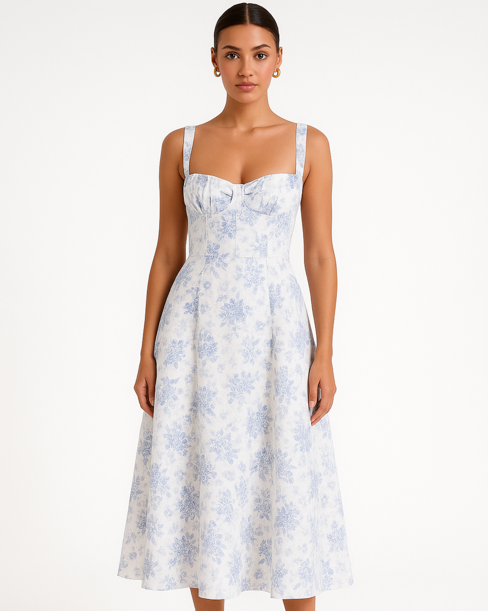 Opal Bloom Midi Dress