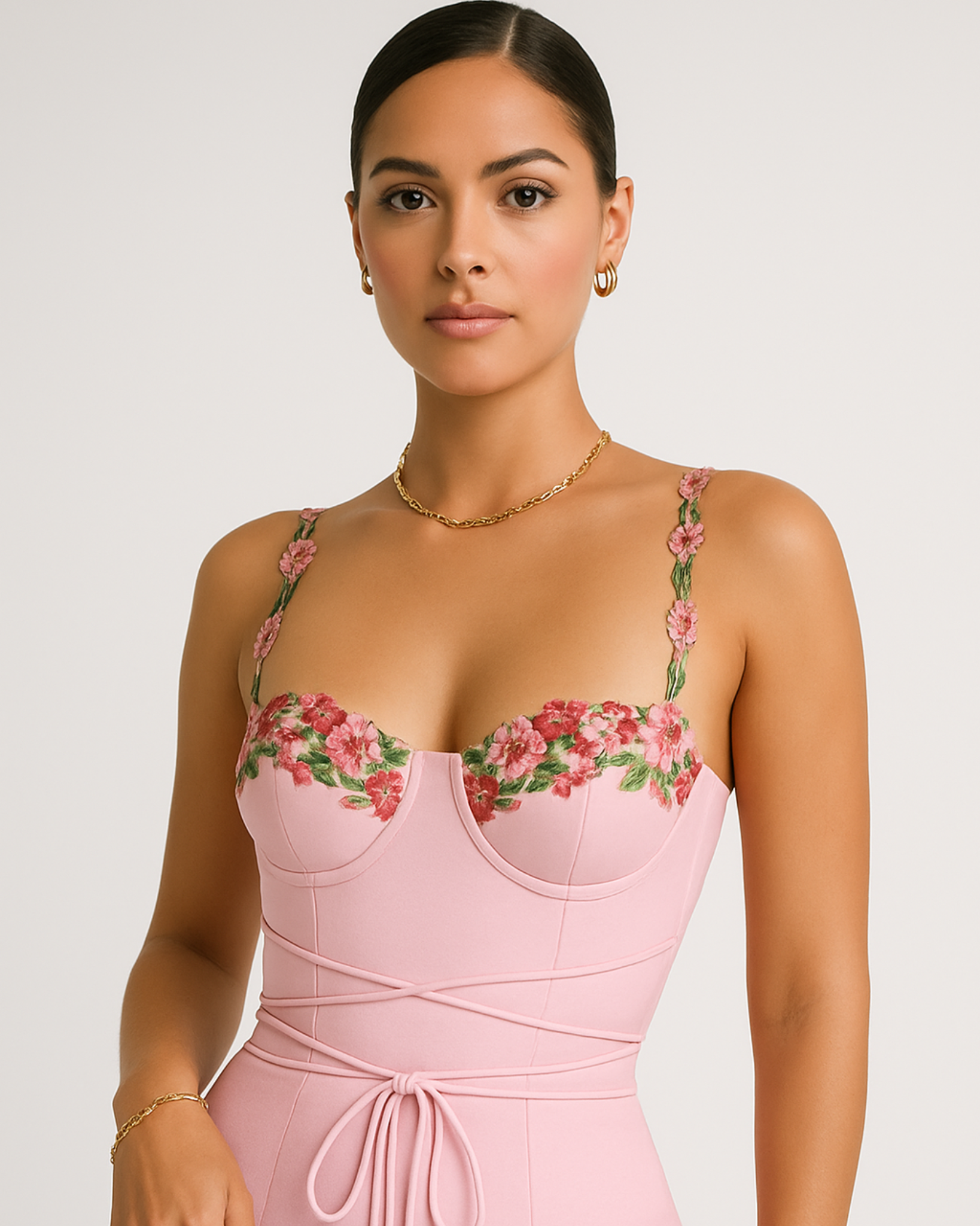 Aria Rosette Strap Midi