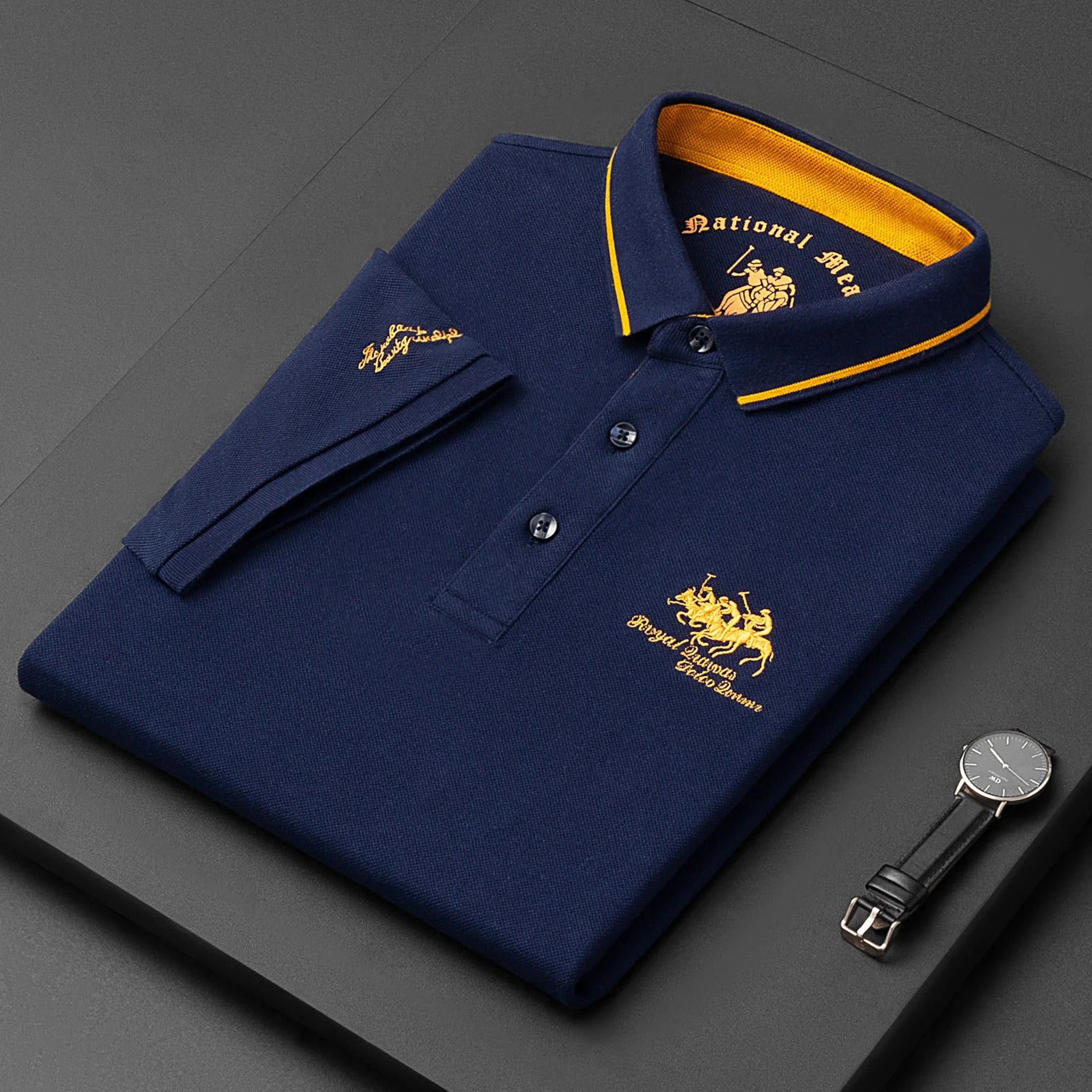 Elric Contrast Tipped Polo