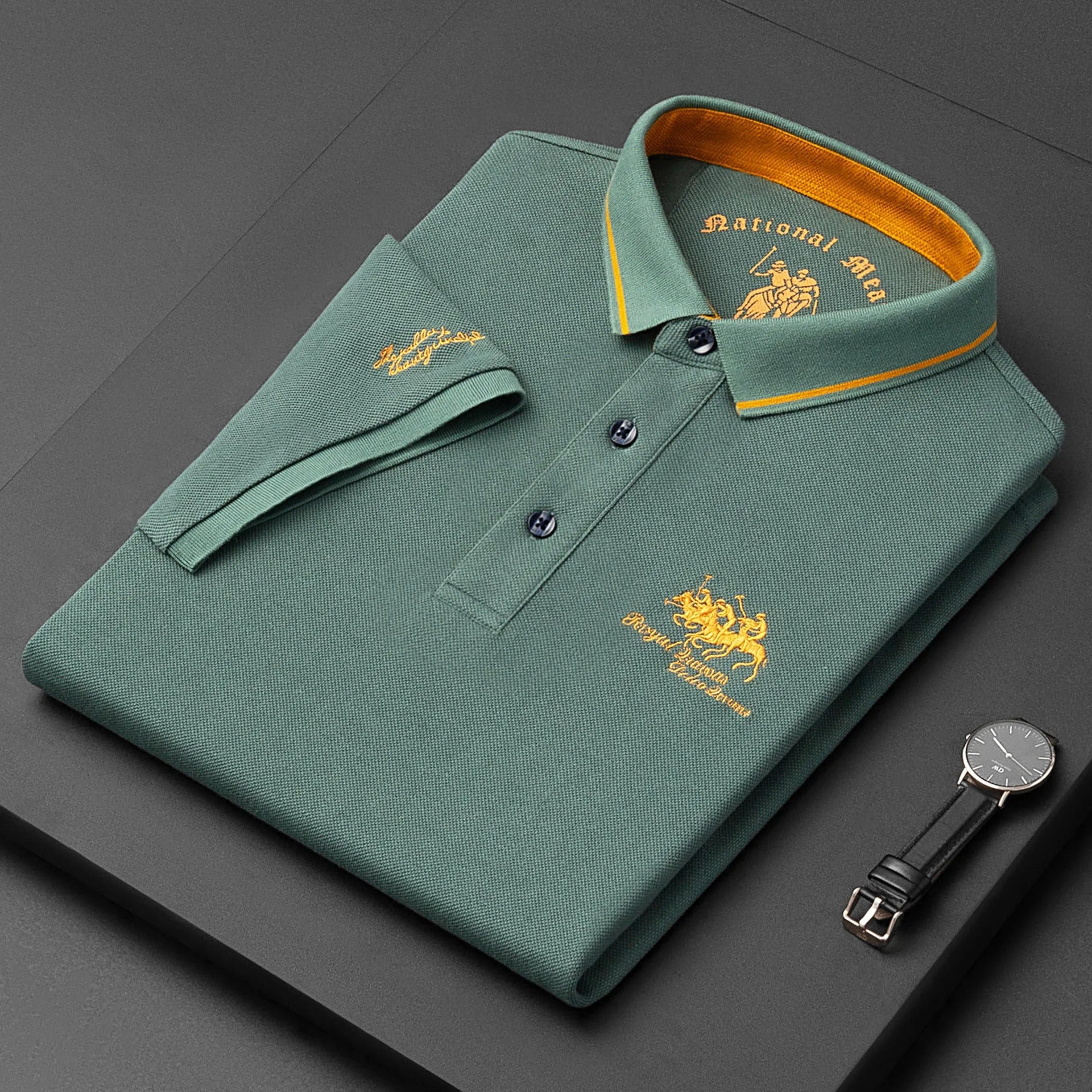 Elric Contrast Tipped Polo