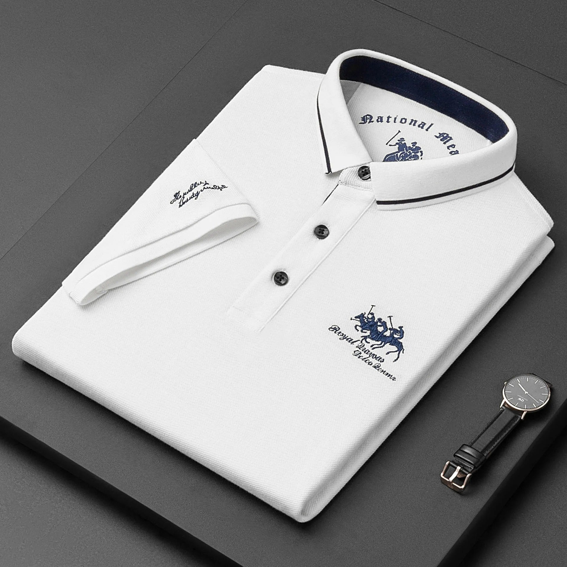 Elric Contrast Tipped Polo