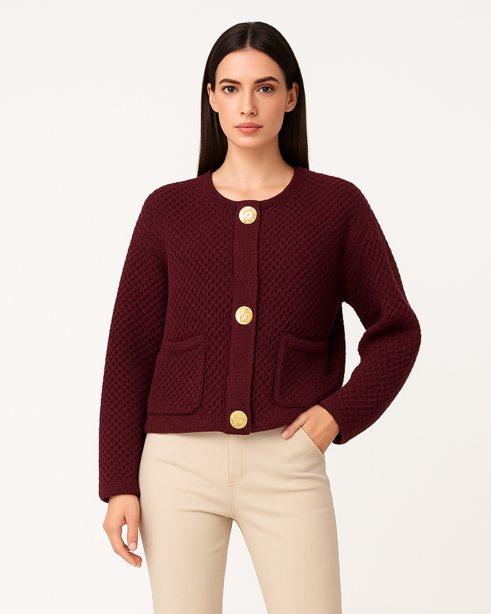 Liora Button Knit Cardigan