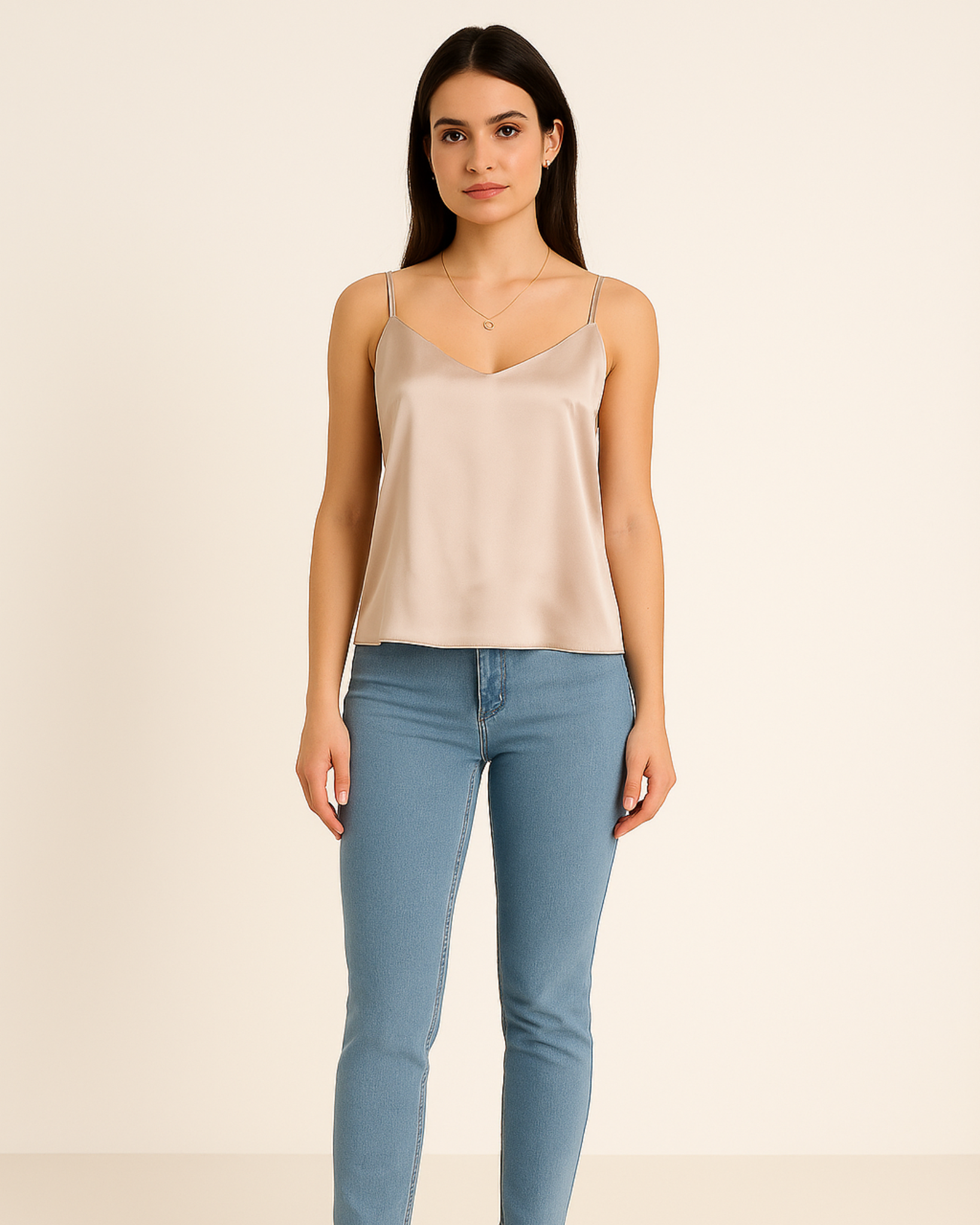 Luma Satin Cami Top