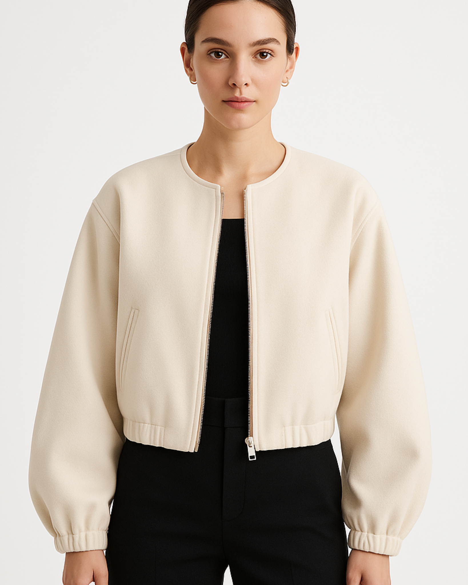 Kara Cropped Bomber