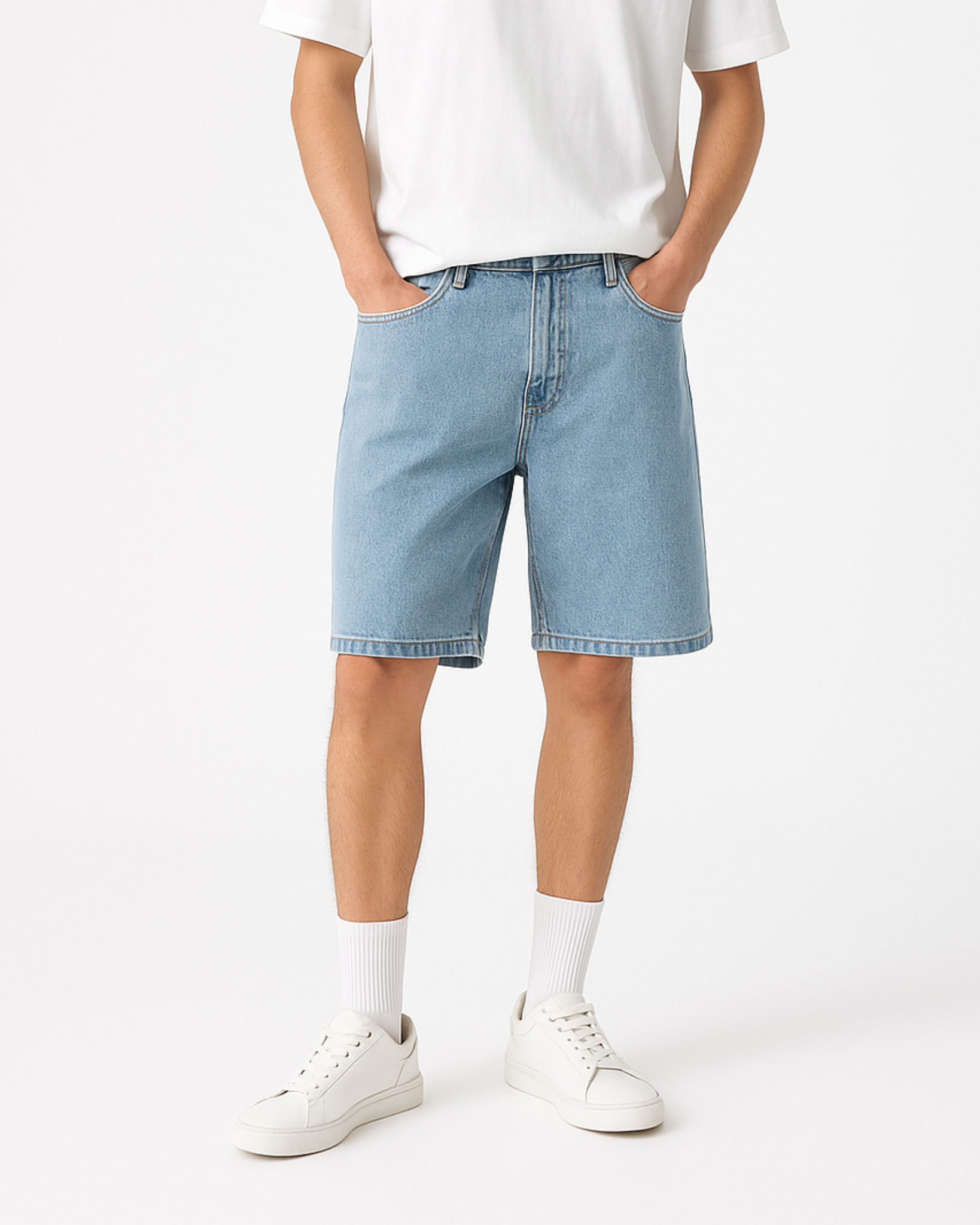 Nico Relaxed Denim Shorts