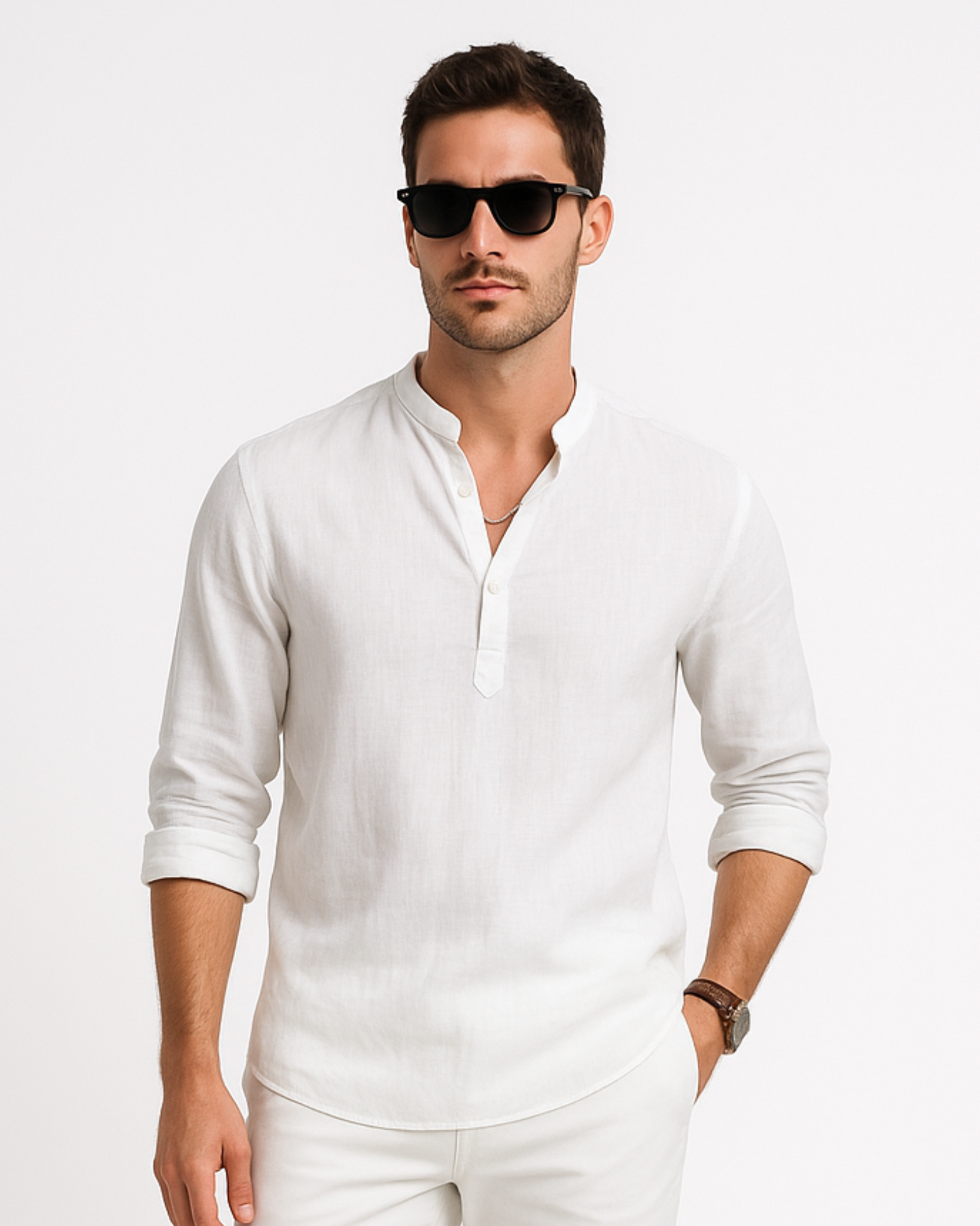 Kian Popover Linen Shirt