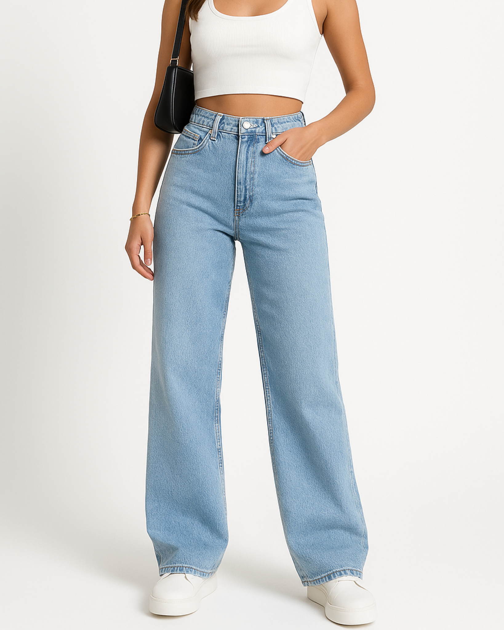 Lira Classic Wide Leg Jeans