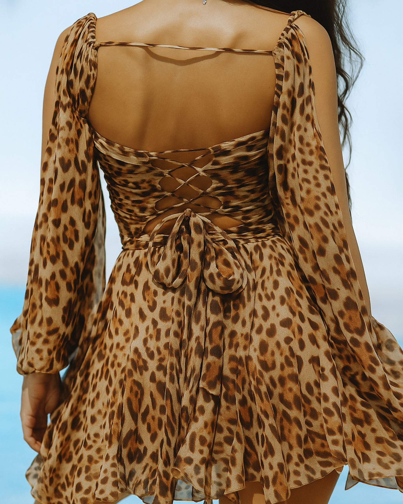Lyra Flare Chiffon Romper