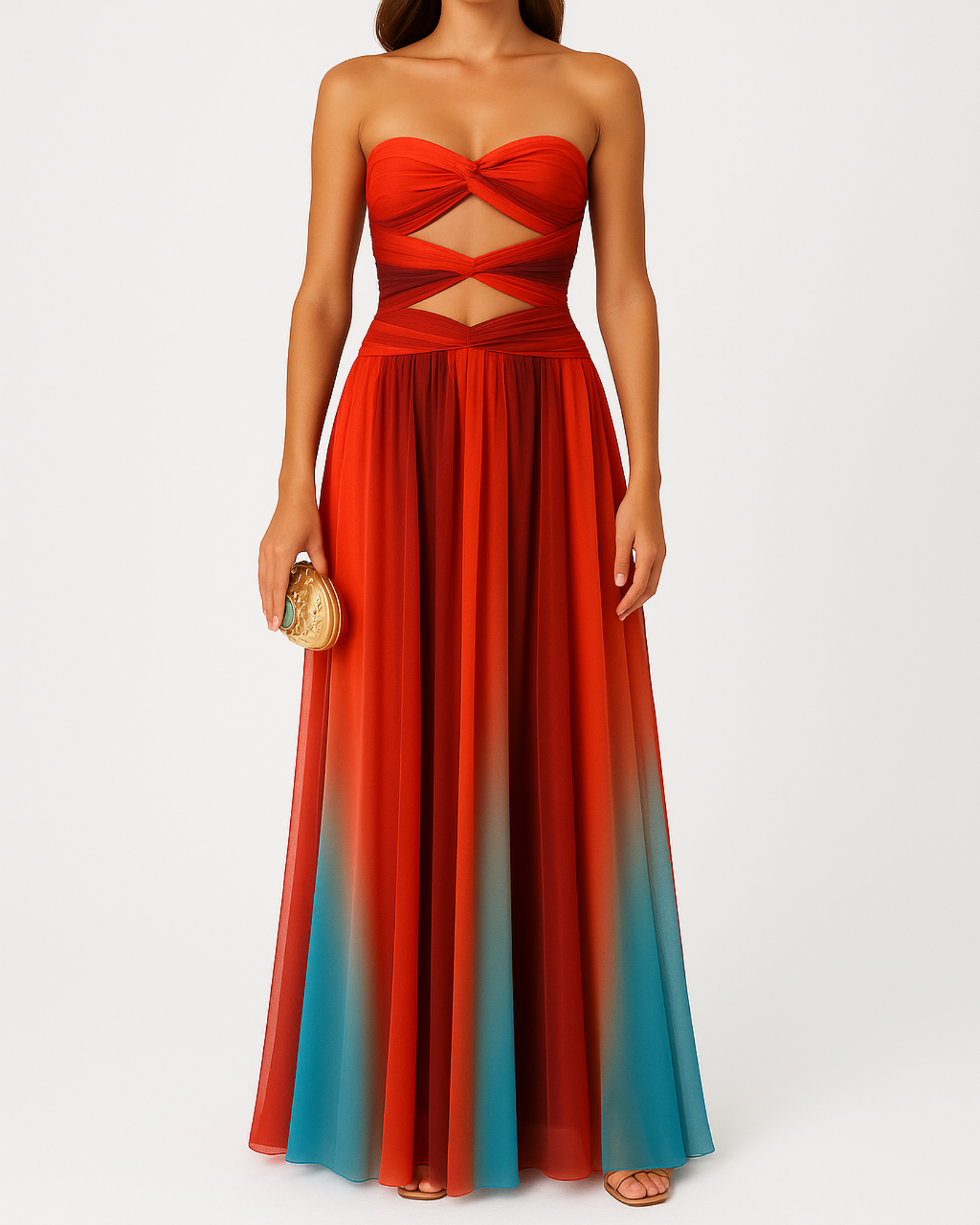Solara Sunset Cutout Gown