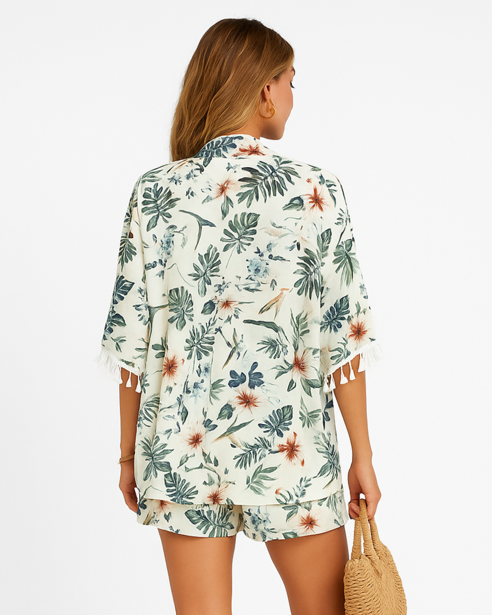 Tessa Tropical Tassel Lounge Set