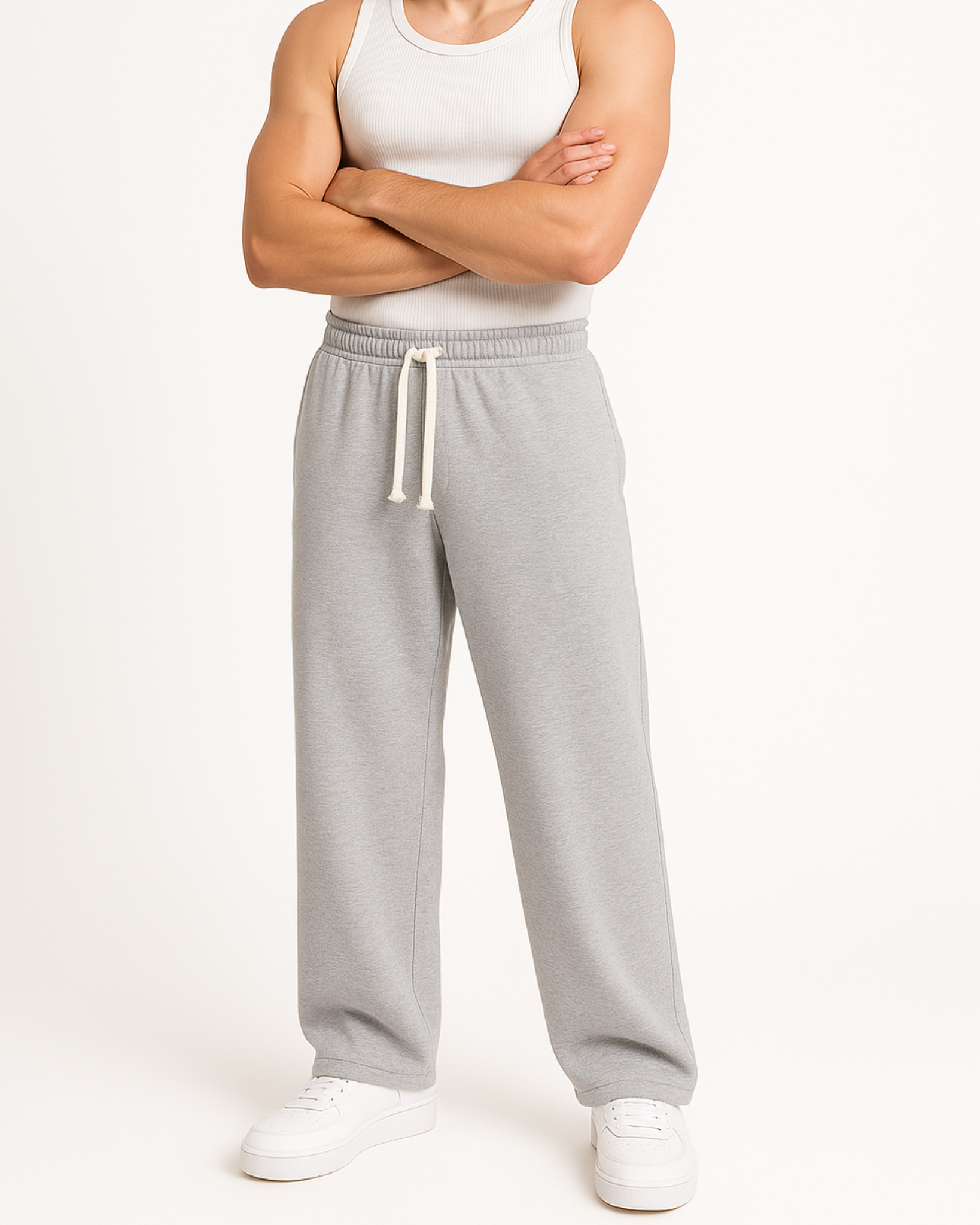 Wide Fleece Sweatpants