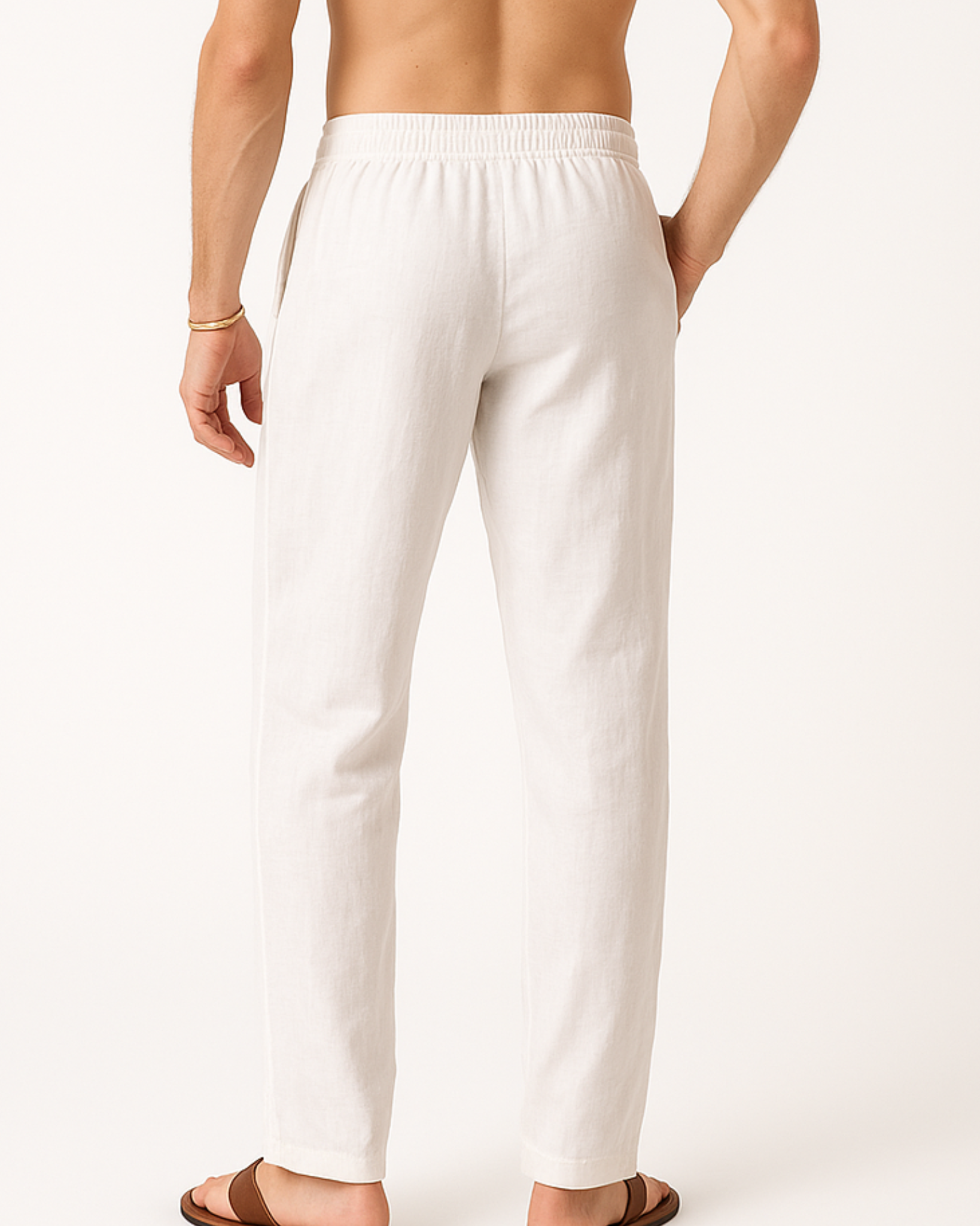 Drawstring Linen Pants