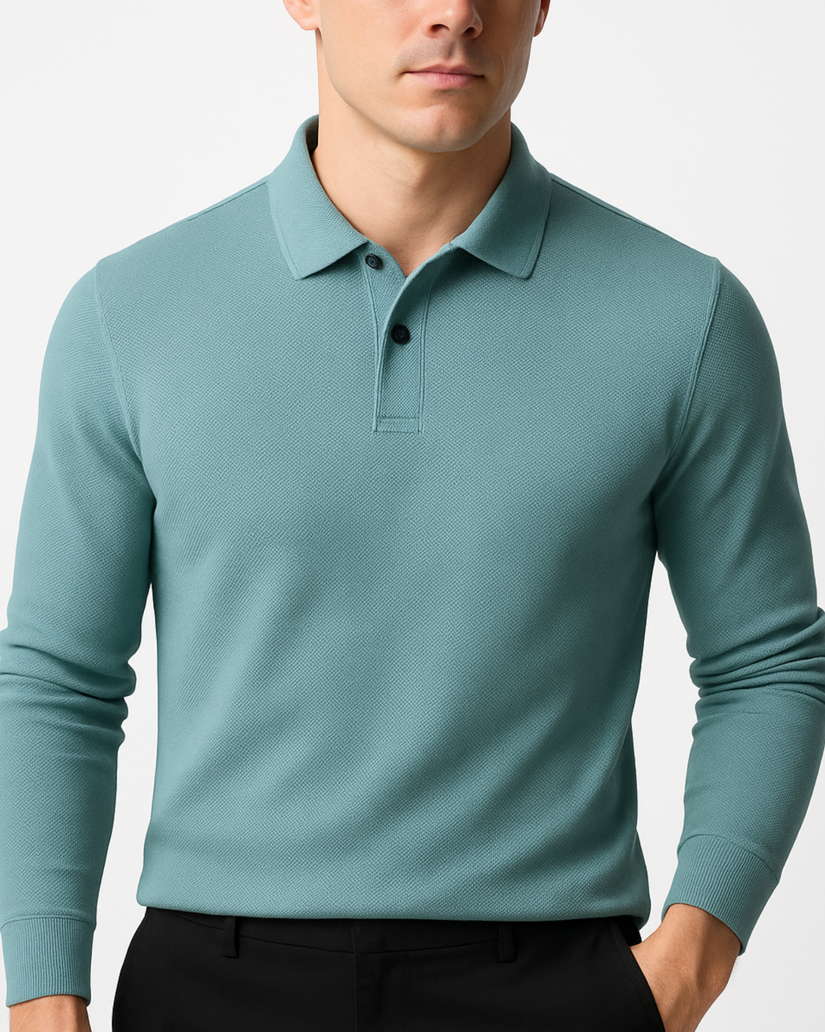 Long Sleeve Polo Shirt
