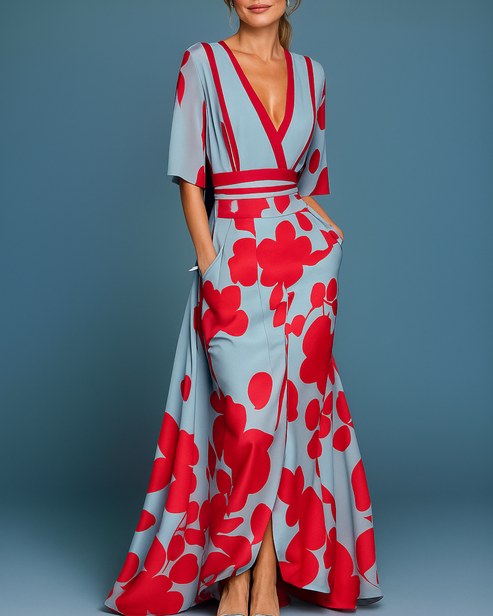 Valencia Wrap Maxi Dress
