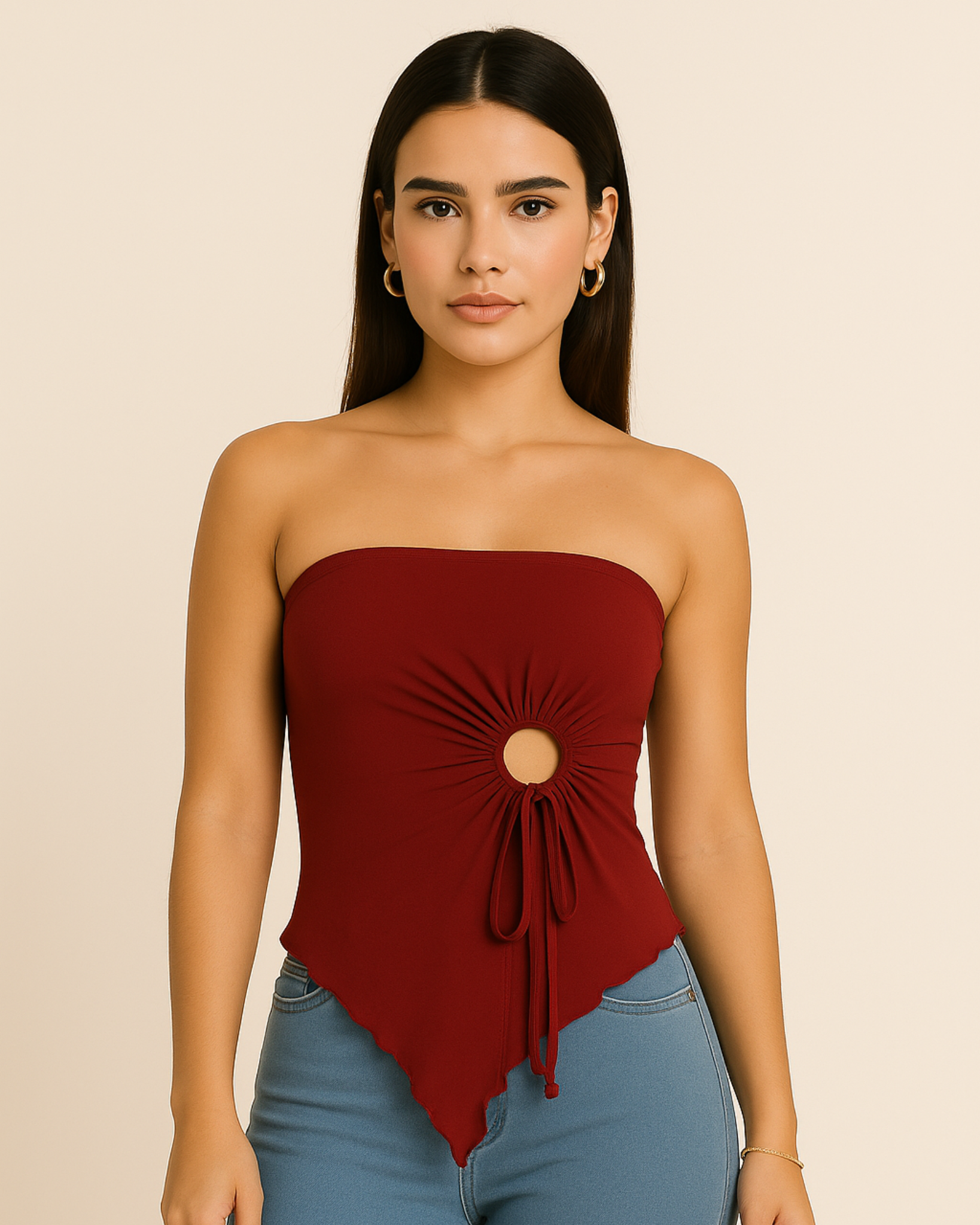 Nova Off-Shoulder Cinch Top