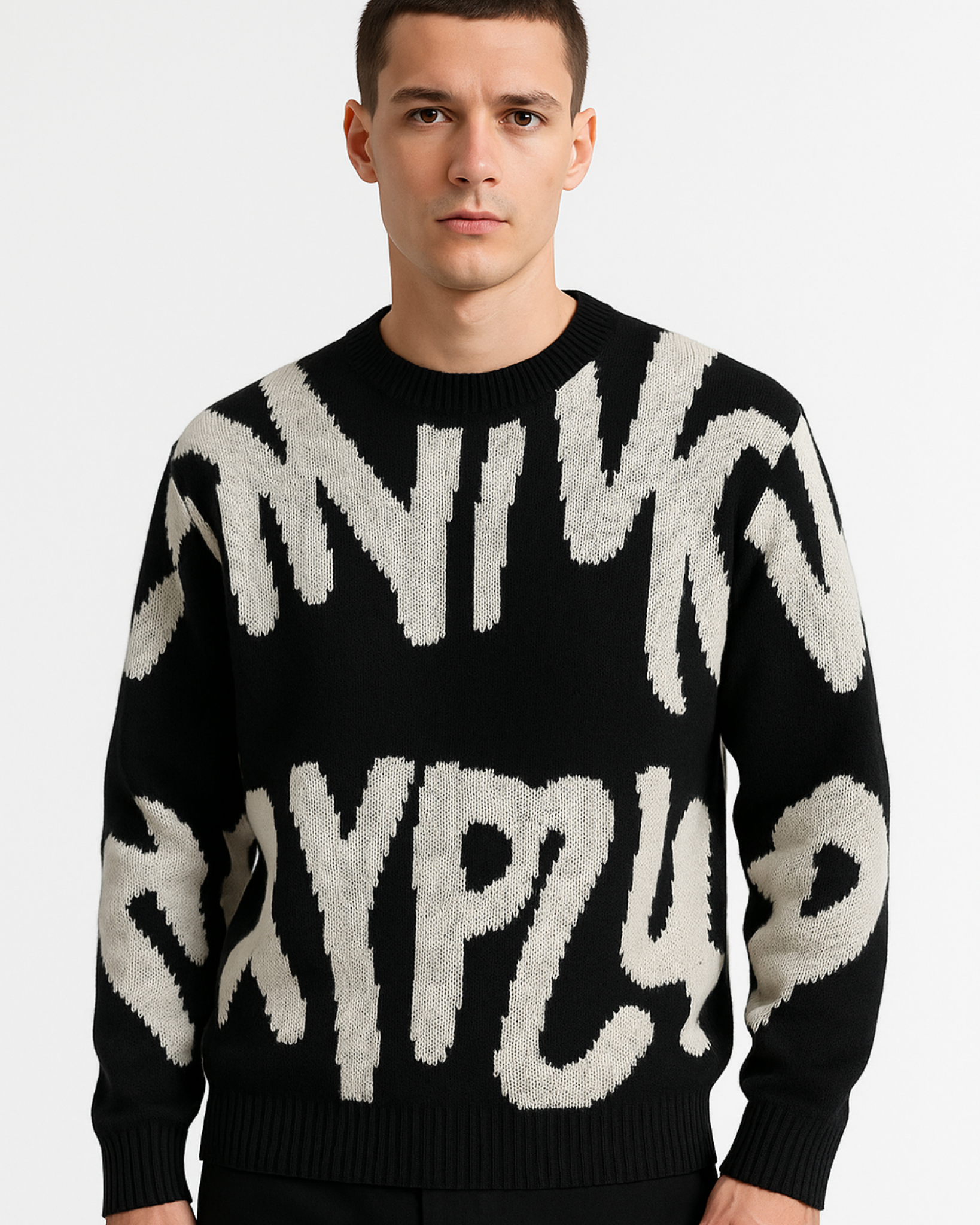 Dax Graphic Knit Sweater