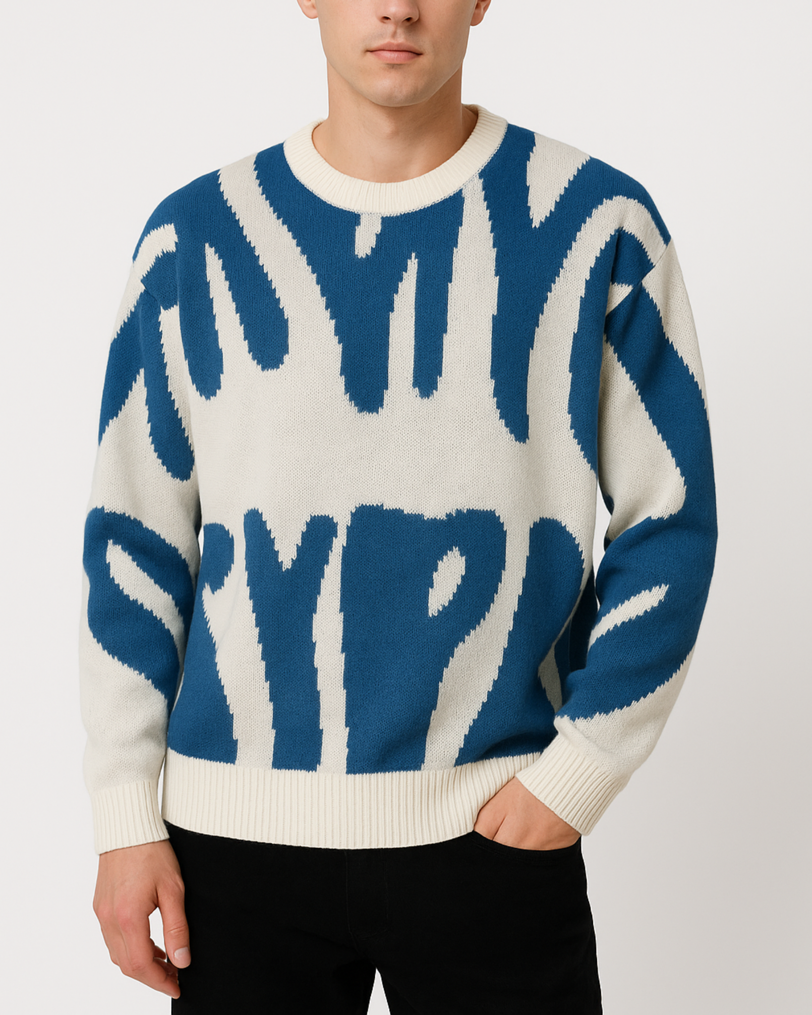 Dax Graphic Knit Sweater