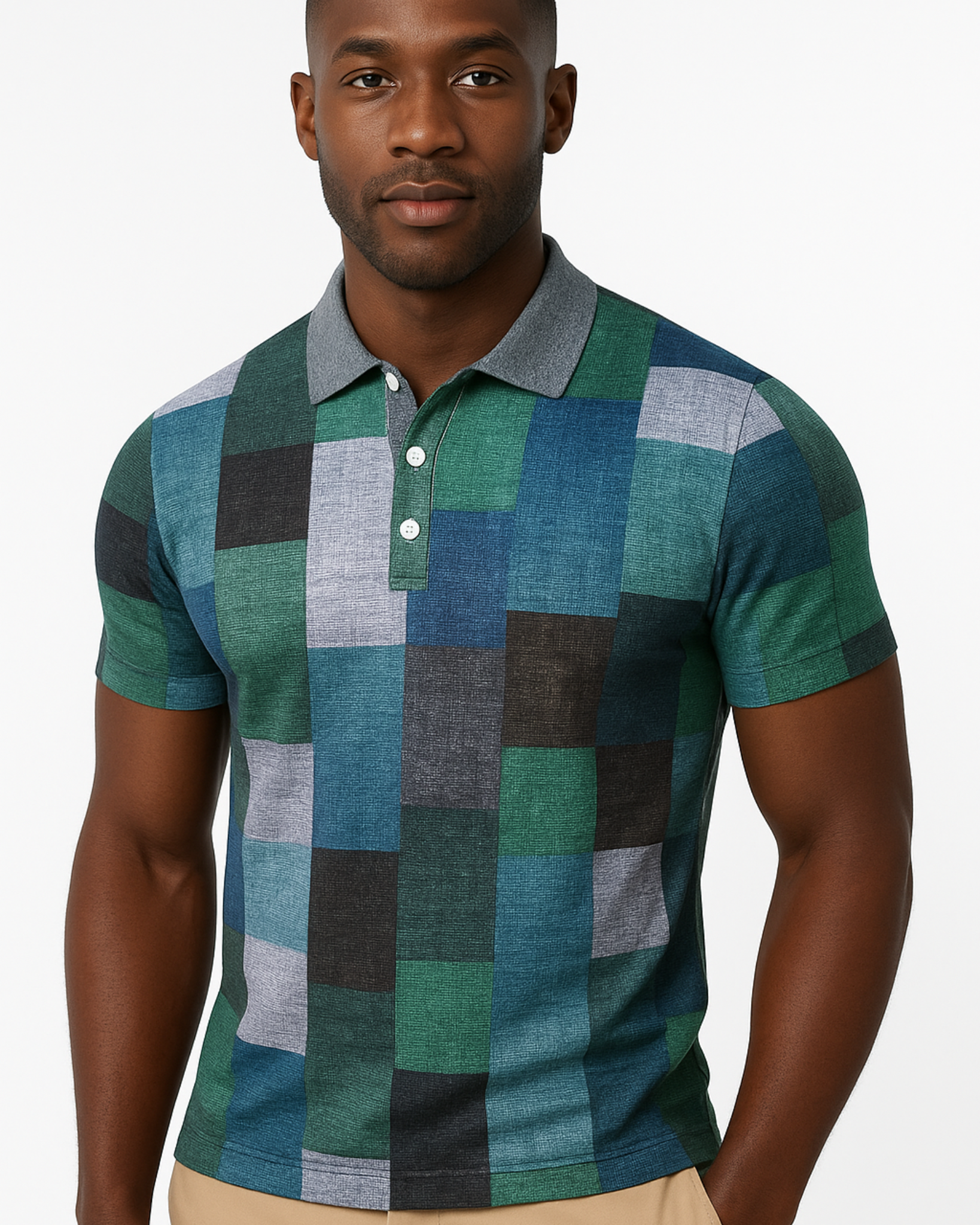 Kaisen Patchwork Polo