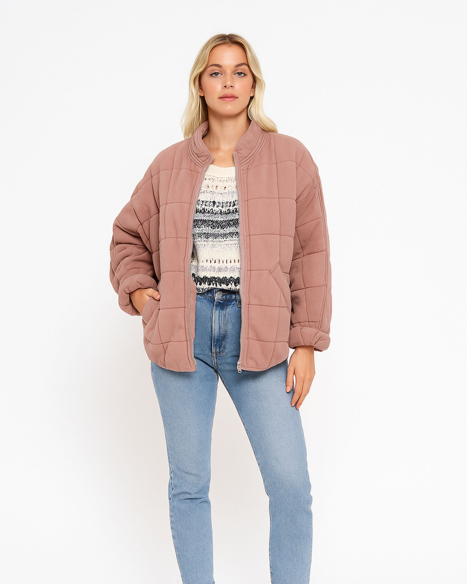 Elowen Quilted Fleece Jacket