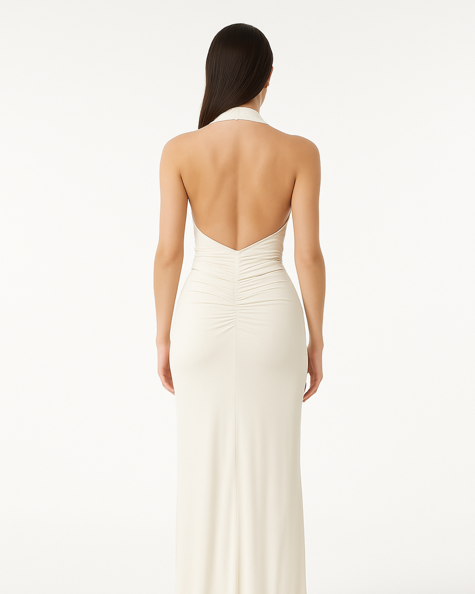Sariah Draped Halter Maxi
