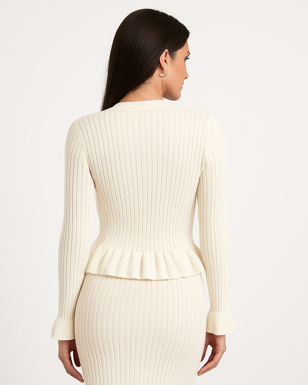 Alia Elegant Ribbed Set