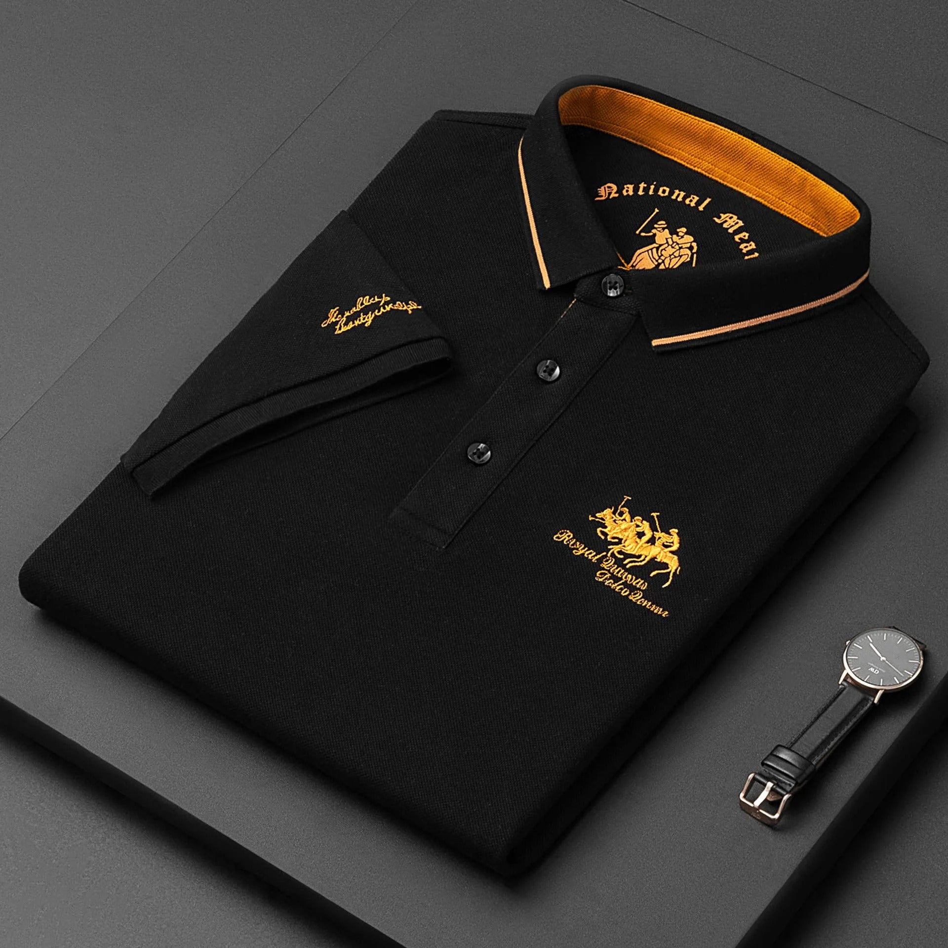 Elric Contrast Tipped Polo