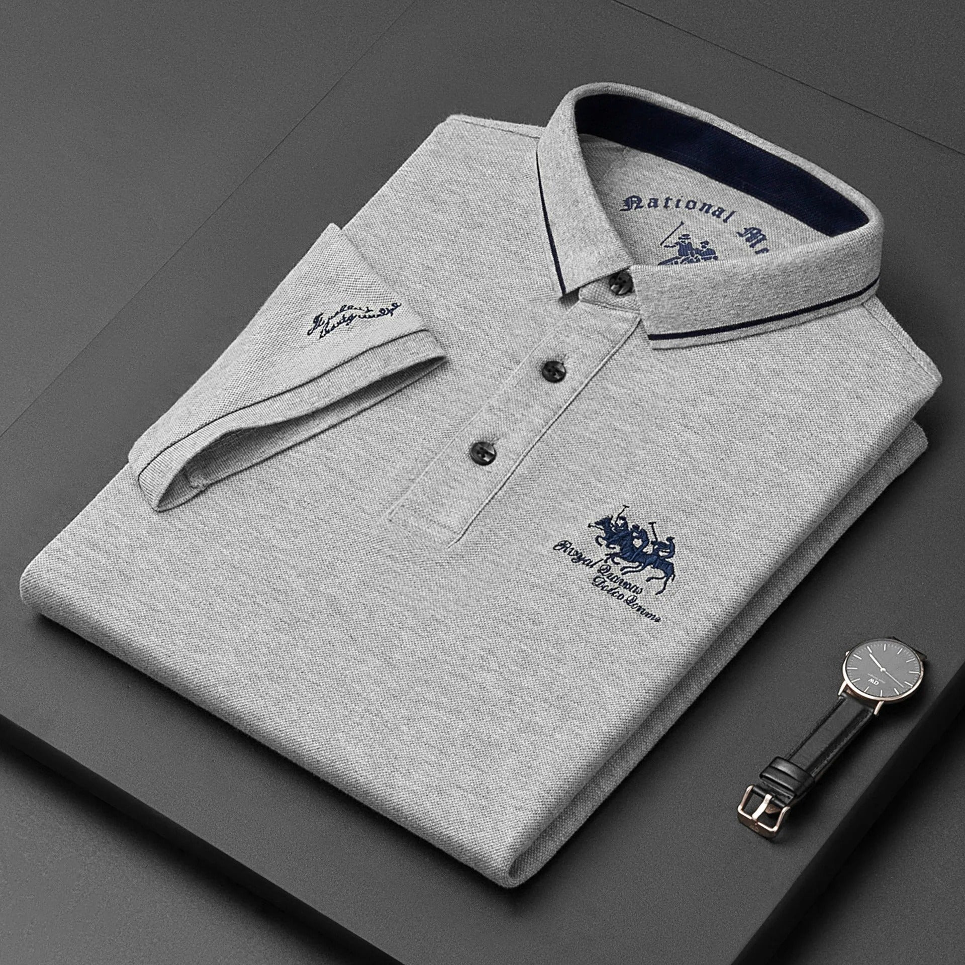 Elric Contrast Tipped Polo